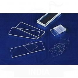 VKSI Microscope Blank Glass Slides, 50 cover slips